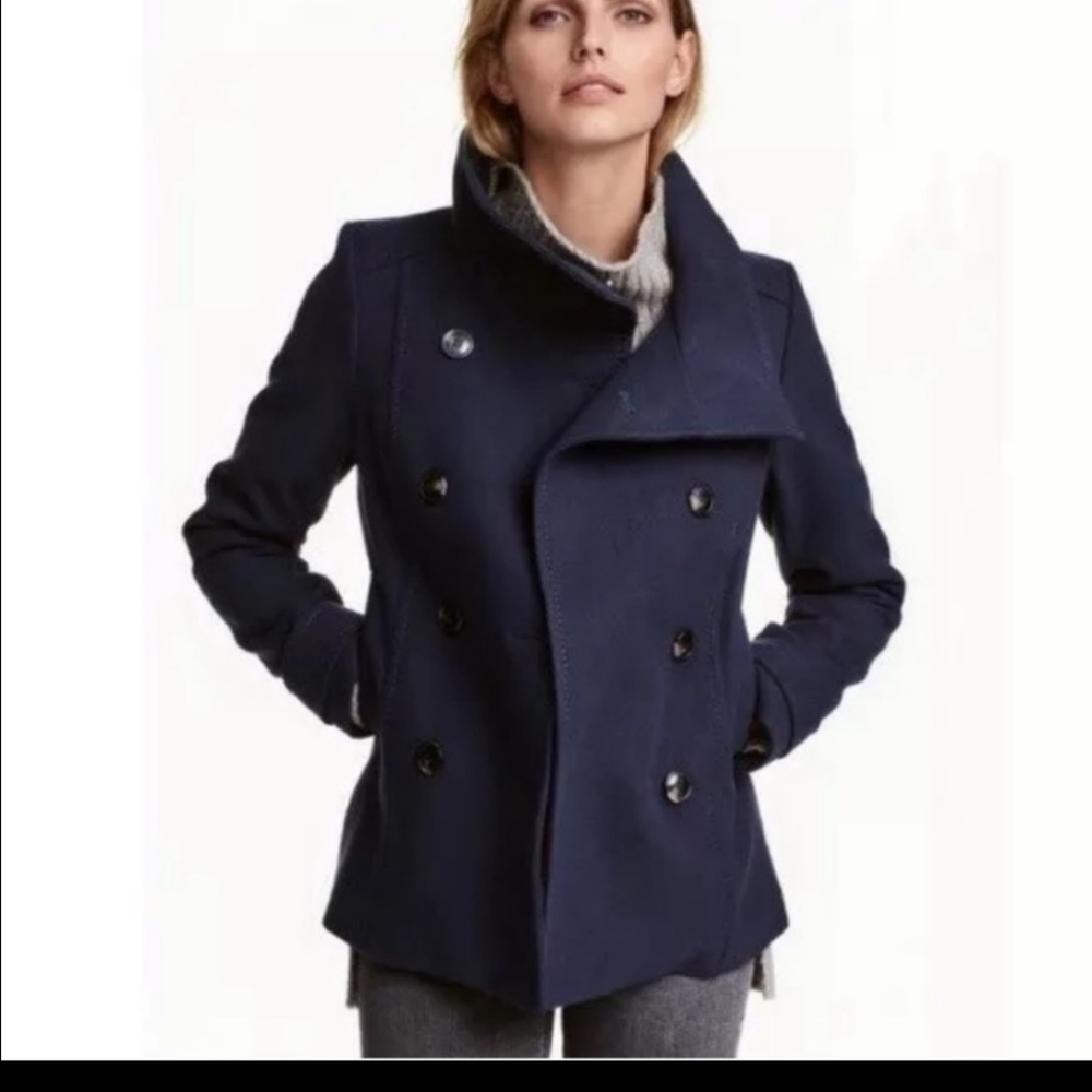 Mid length peacoat